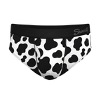 The Milk Me | Cow Print Ball Hammock® Pouch Underwear Briefs - Shinesty
