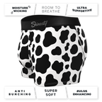 The Milk Me | Cow Print Ball Hammock® Pouch Trunk Underwear - Shinesty