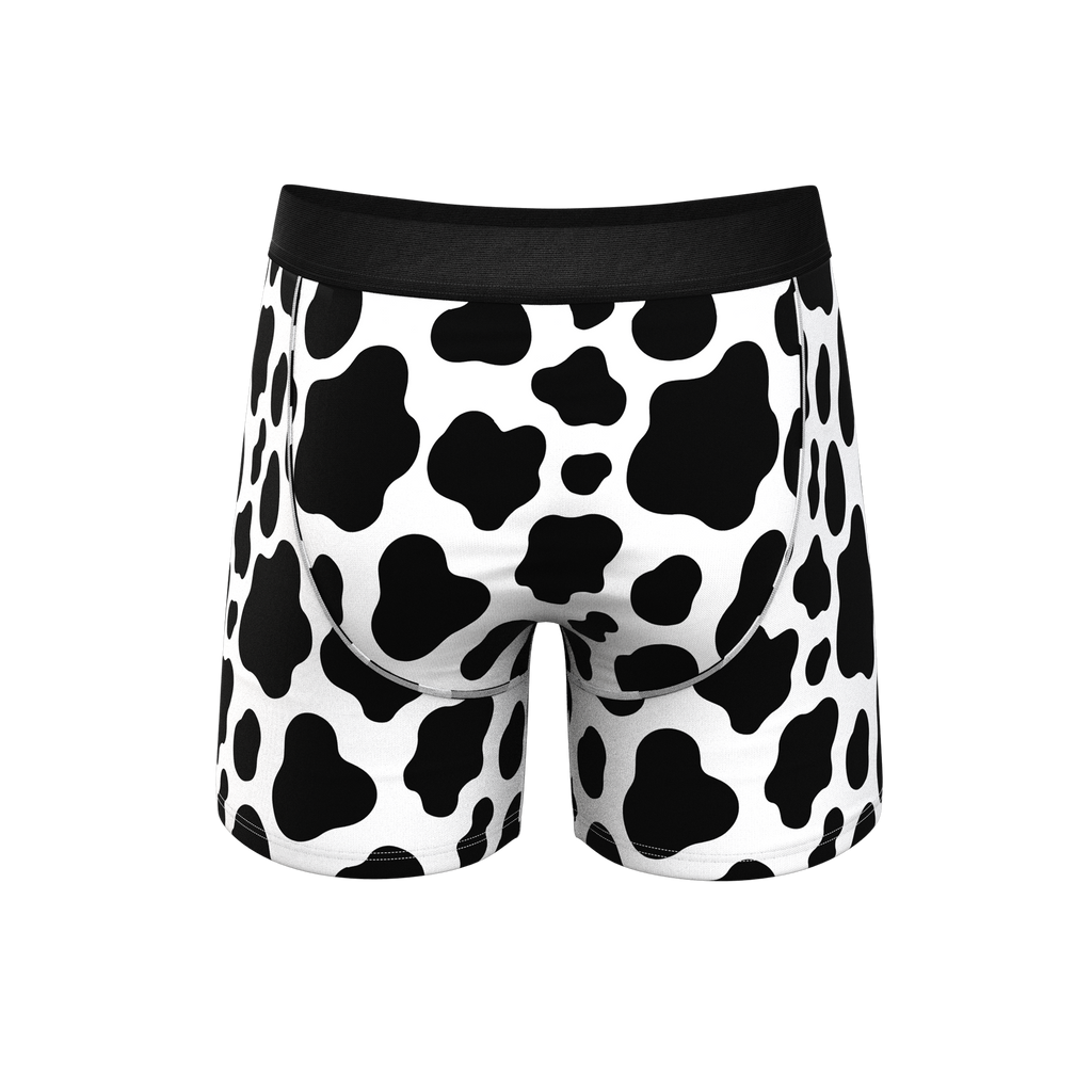 The Milk Me | Cow Print Ball Hammock® Pouch Underwear - Shinesty