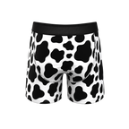 The Milk Me | Cow Print Ball Hammock® Pouch Underwear With Fly - Shinesty
