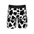 The Milk Me | Cow Print Ball Hammock® Boxer - Long Leg - Shinesty