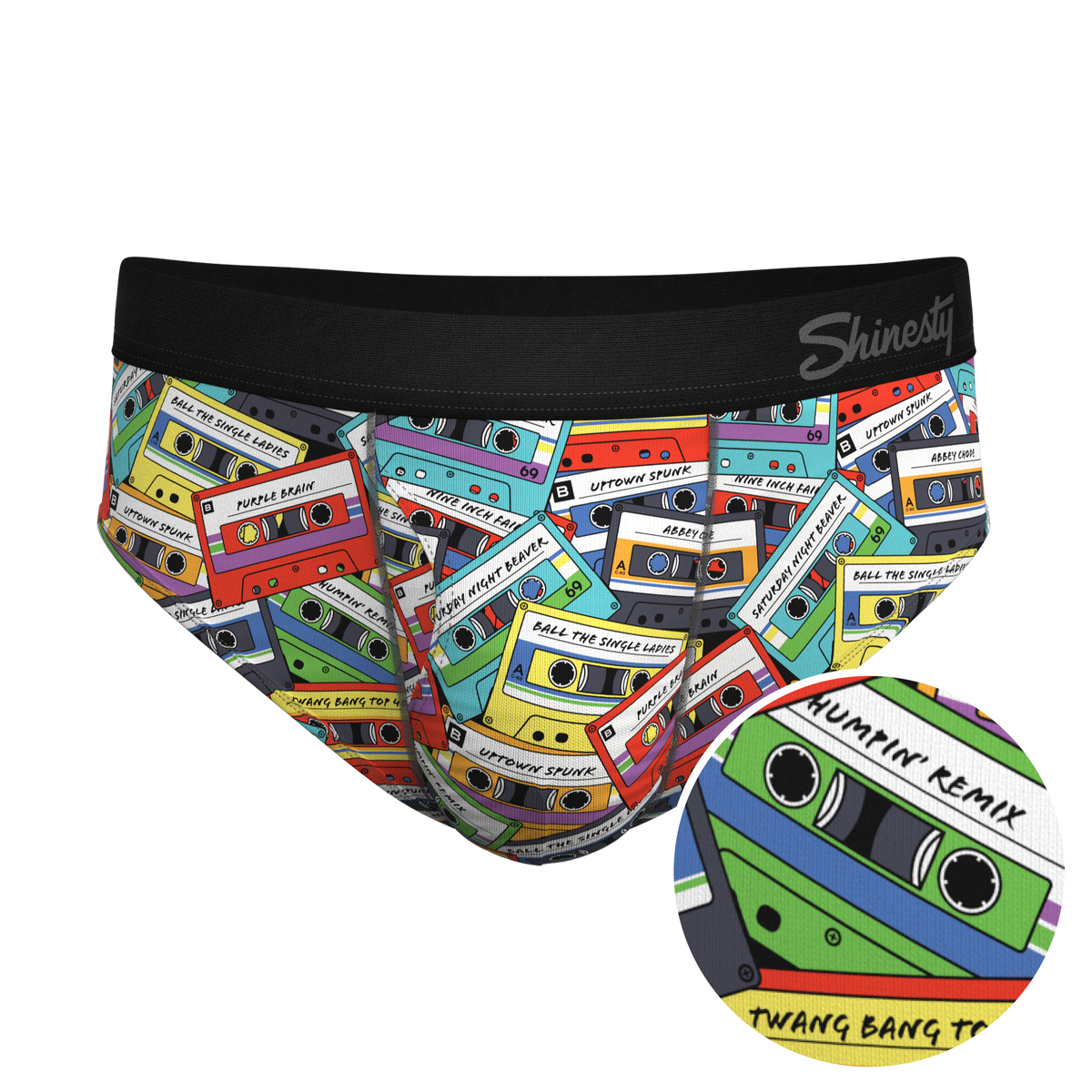 The Mixtape | Cassette Tapes Ball Hammock® Pouch Underwear Briefs - Shinesty