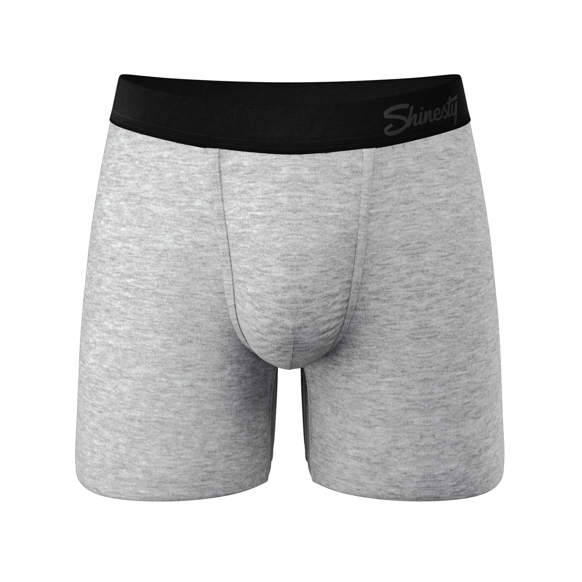The Gray Area | Grey Couples Ball Hammock® Boxer With Fly and Cheeky 2 Pack - Shinesty