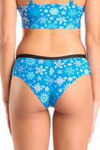 The Melt In Your Mouth | Glow In The Dark Naughty Snowflakes Cheeky Underwear - Shinesty