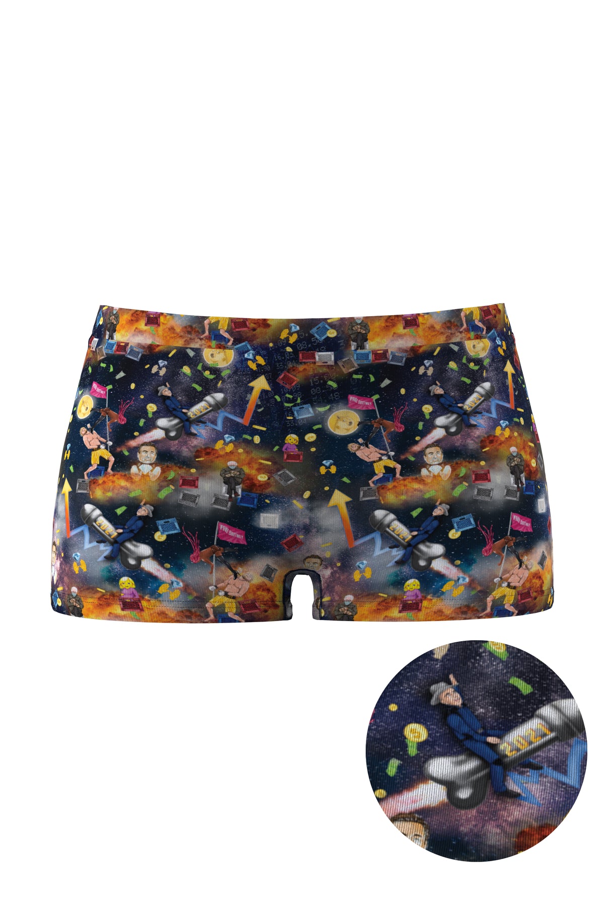 The Time Capsule | Year 2021 Modal Boyshort Underwear - Shinesty