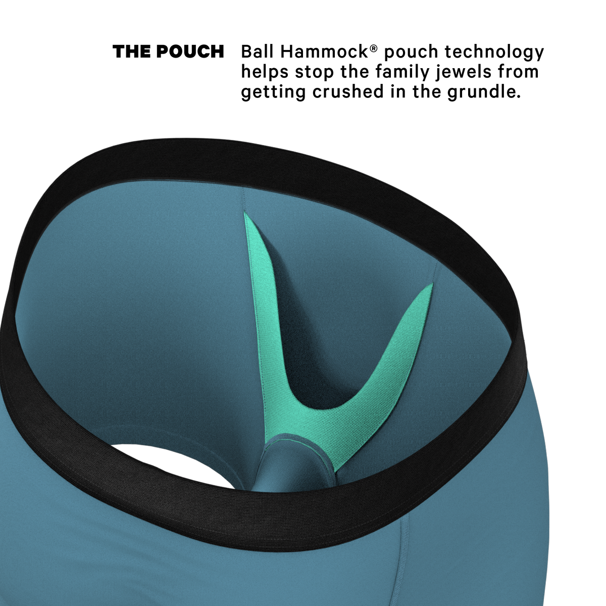 The Neptune | Slate Blue Ball Hammock® Pouch Underwear - Shinesty