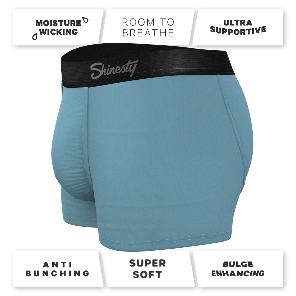 The Neptune | Slate Blue Ball Hammock® Pouch Trunks Underwear - Shinesty