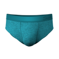 The Nerves of Teal | Teal Heather Ball Hammock® Pouch Underwear Briefs - Shinesty
