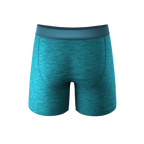 The Nerves of Teal | Teal Heather Ball Hammock® Pouch Underwear - Shinesty
