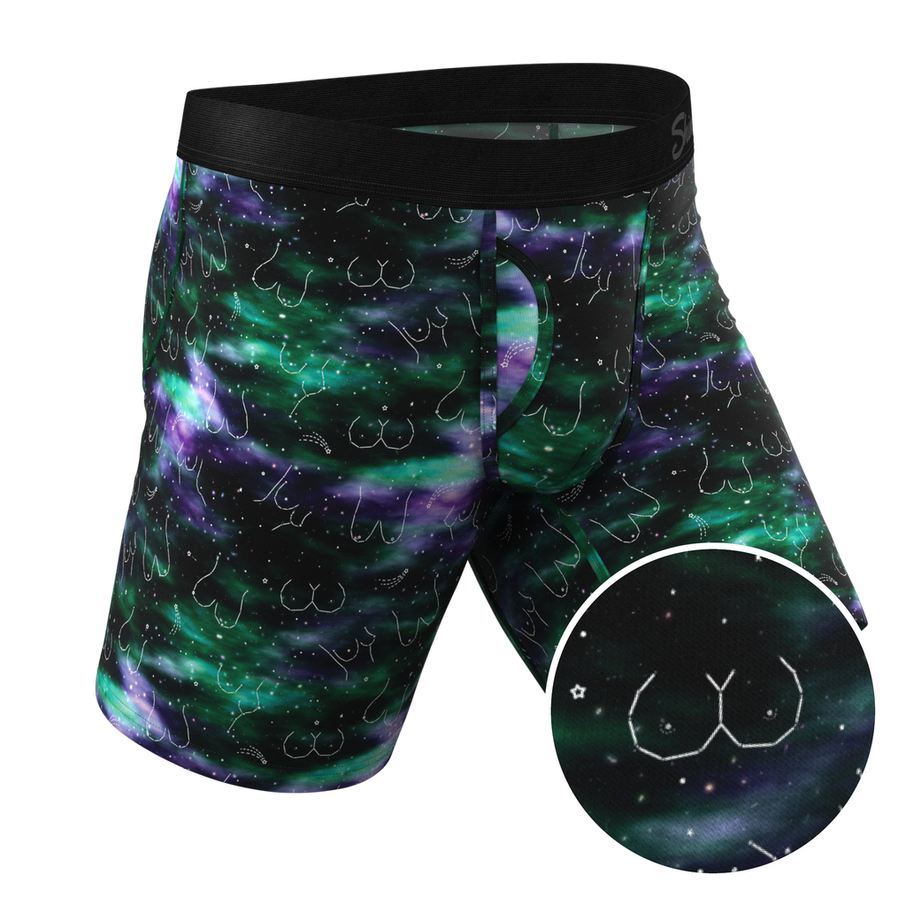 The Milky Way | Northern Lights Ball Hammock® Boxer - Long Leg - Shinesty