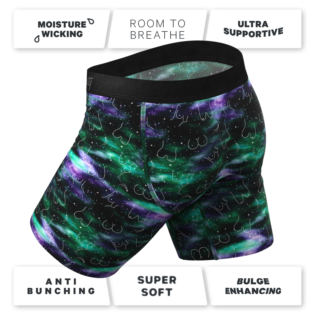 The Milky Way | Northern Lights Ball Hammock® Boxer - Long Leg - Shinesty