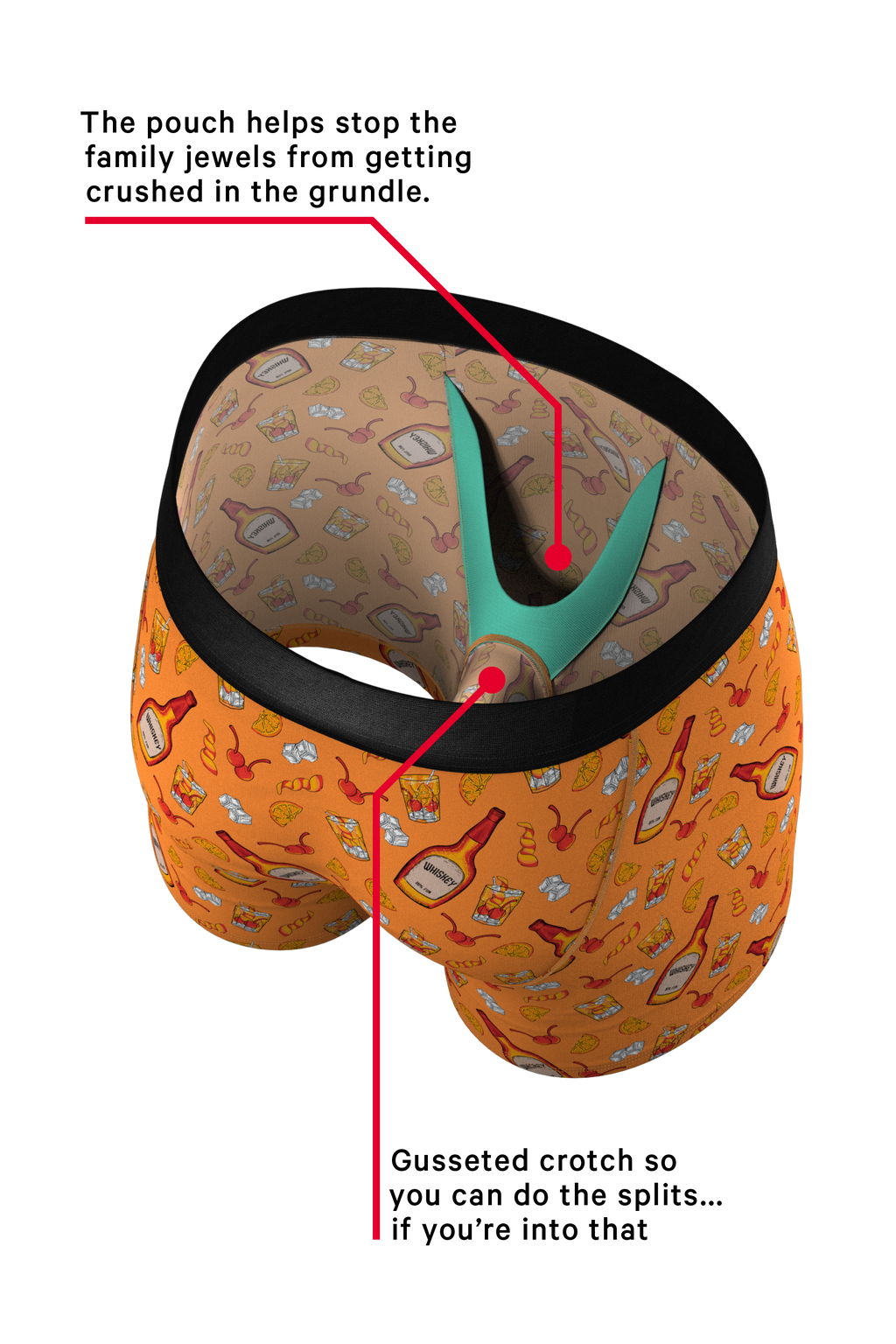 The Old Fashioned | Whiskey Ball Hammock® Pouch Underwear - Shinesty