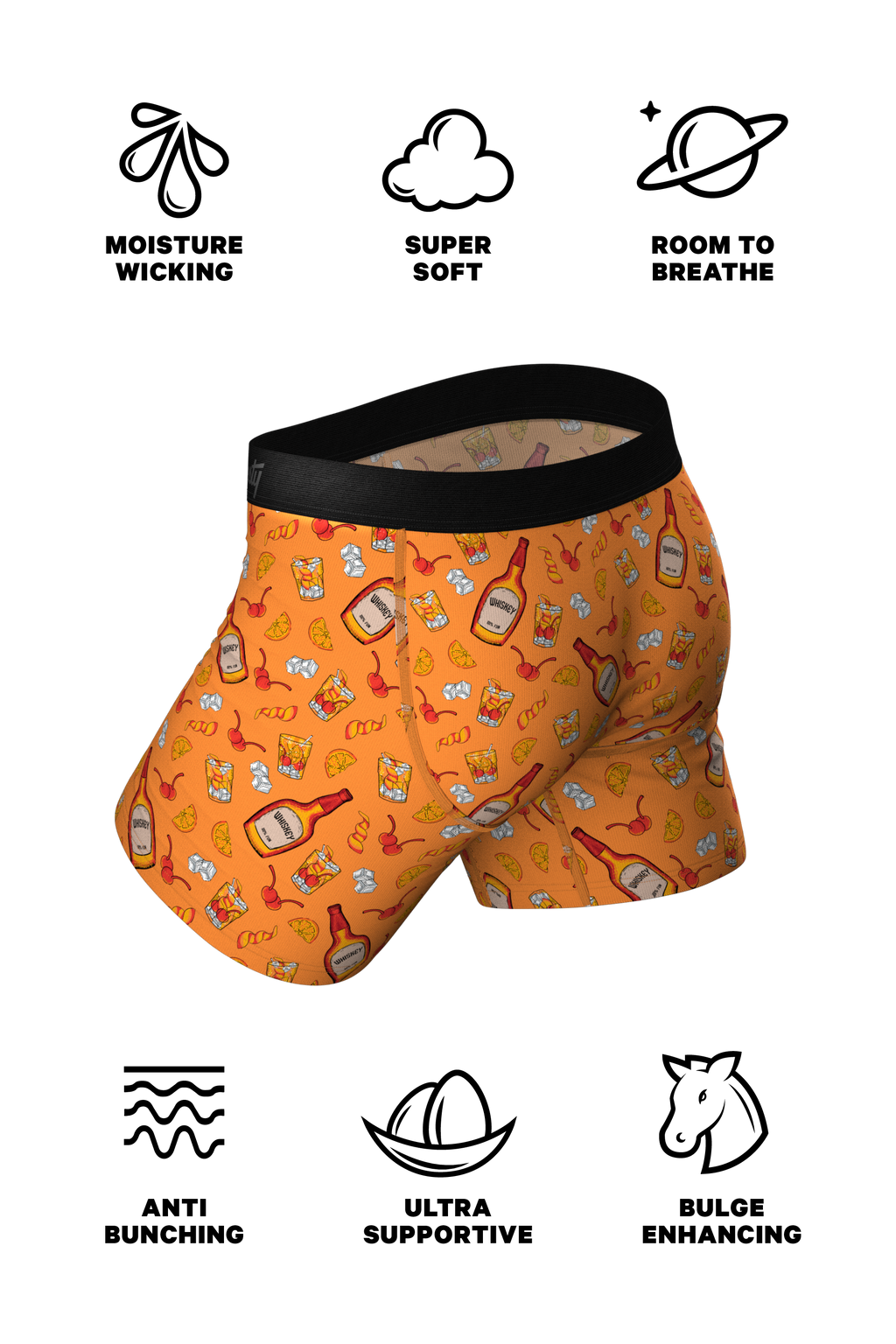 The Old Fashioned | Whiskey Ball Hammock® Pouch Underwear - Shinesty