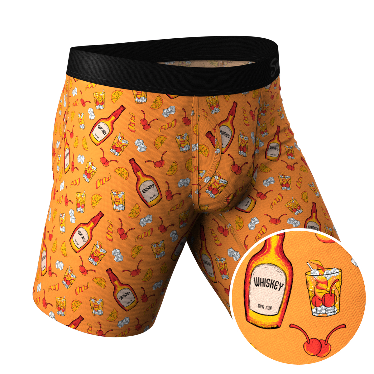 The Old Fashioned | Whiskey Ball Hammock® Boxer - Long Leg - Shinesty