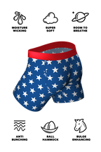 The Inferno | Torch and Flag Ball Hammock® Pouch Underwear - Shinesty
