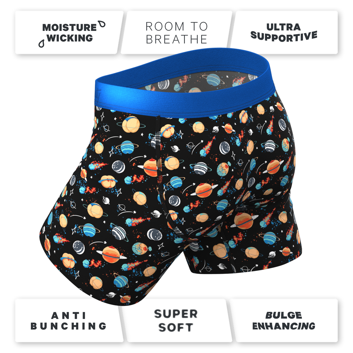 The Personal Space | Outer Space Ball Hammock® Pouch Underwear - Shinesty