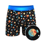 The Personal Space | Outer Space Ball Hammock® Pouch Underwear With Fly - Shinesty