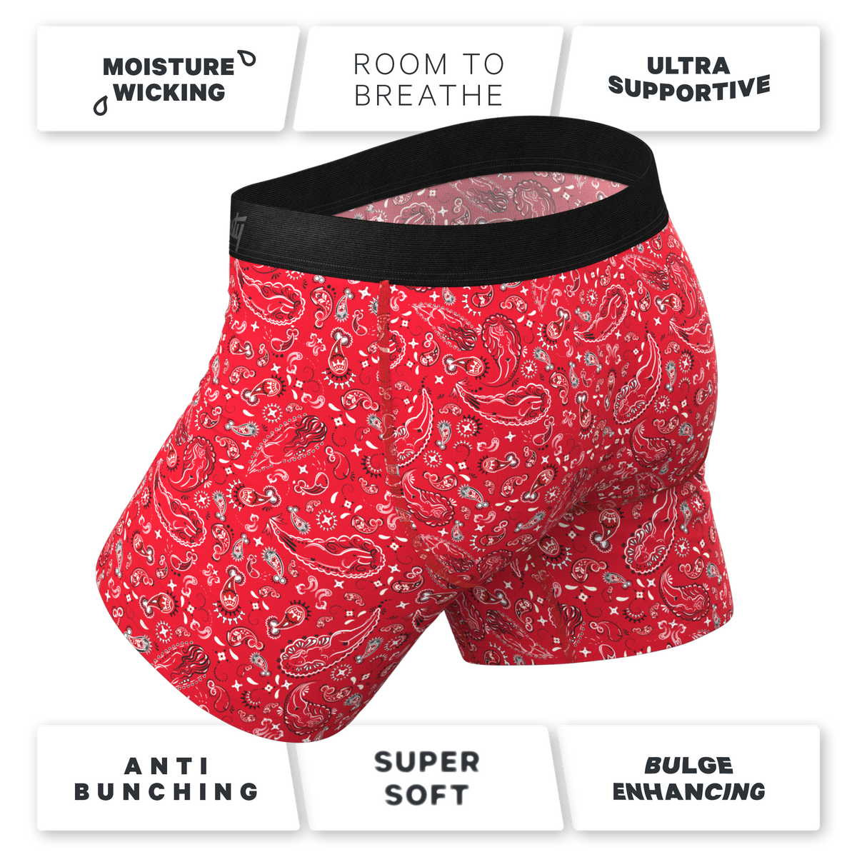 The Outlaw | Naughty Paisley Ball Hammock® Pouch Underwear - Shinesty