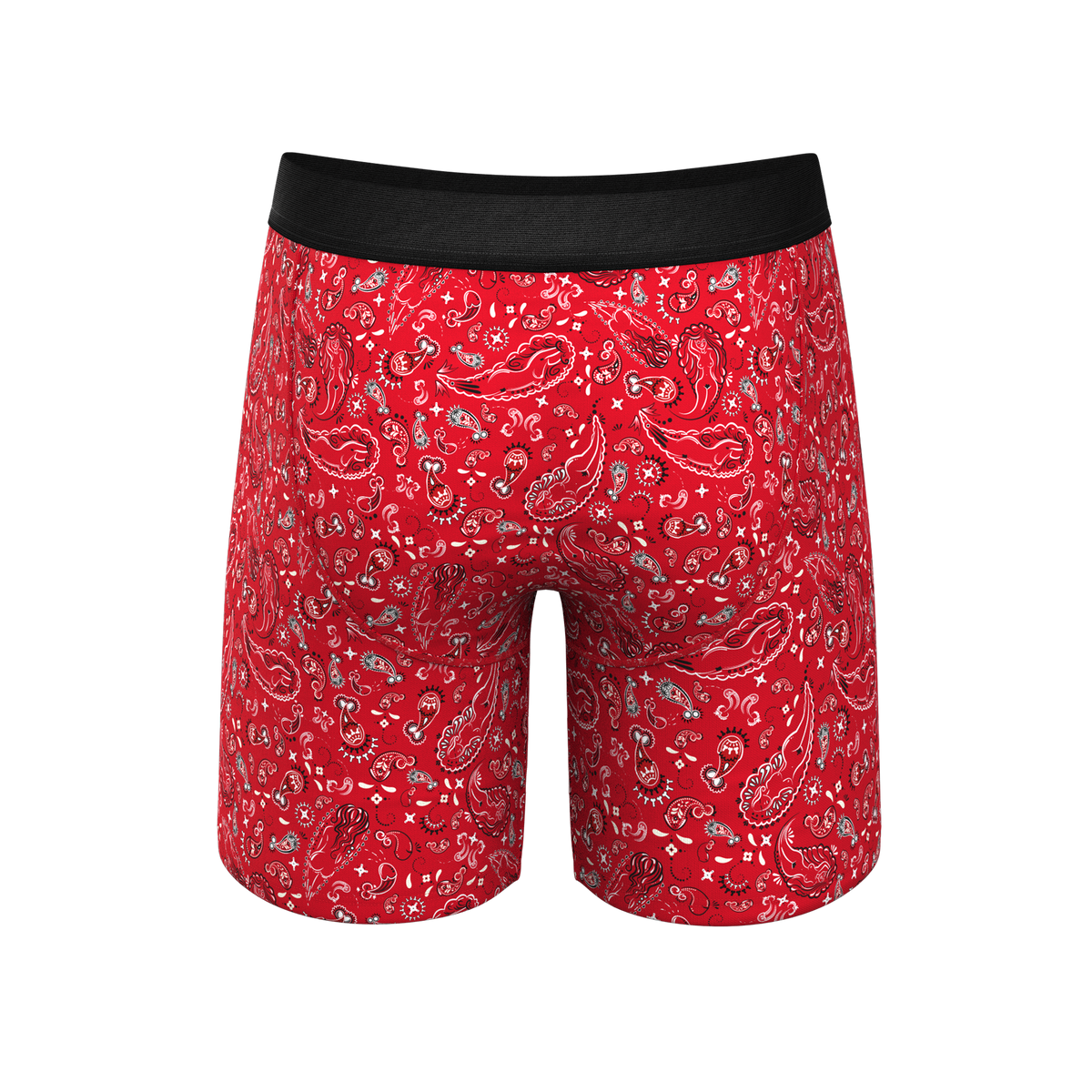 The Outlaw | Naughty Paisley Ball Hammock® Boxer - Long Leg - Shinesty