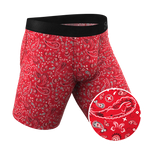 The Outlaw | Naughty Paisley Ball Hammock® Boxer - Long Leg - Shinesty