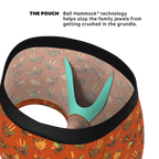 The Party Fowl | Thanksgiving Turkey Ball Hammock® Pouch Trunks Underwear - Shinesty
