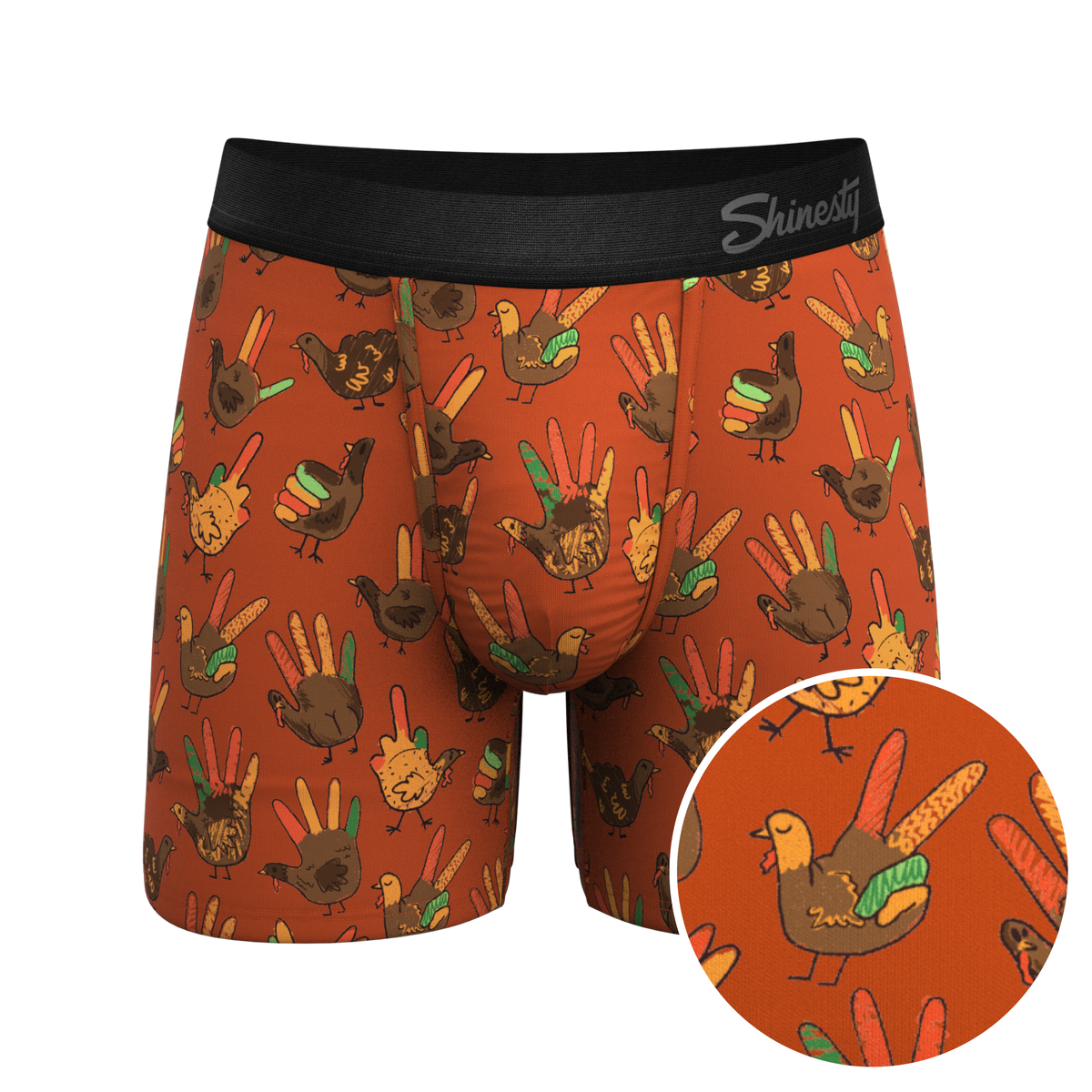 The Party Fowl | Thanksgiving Turkey Ball Hammock® Pouch Underwear - Shinesty