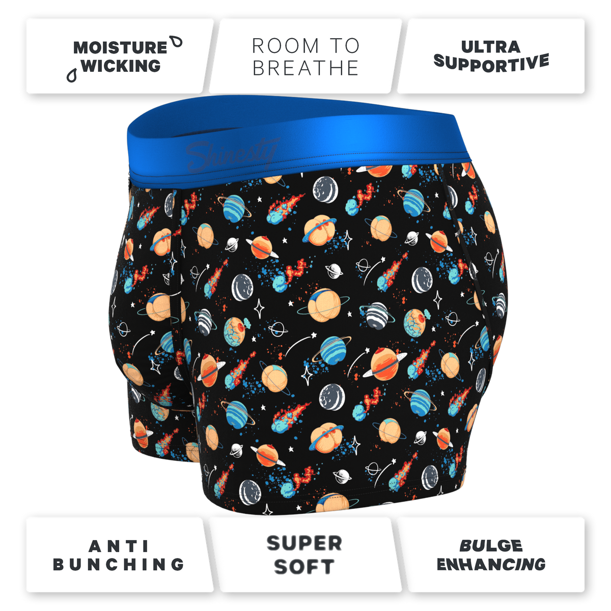 The Personal Space | Outer Space Ball Hammock® Pouch Trunks Underwear - Shinesty