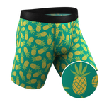 The Pineapple Express | Pineapple Ball Hammock® Boxer - Long Leg - Shinesty
