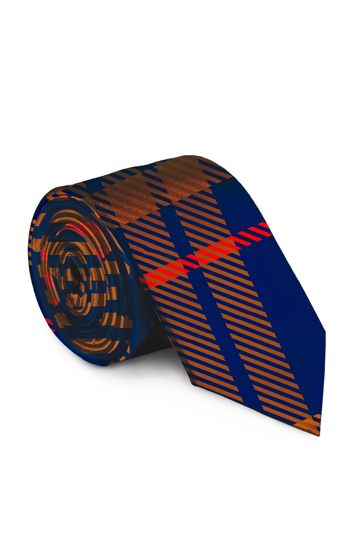 The Pipe Tobacco | Blue Plaid Party Tie - Shinesty