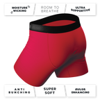 The Red Velvet | Dark Red Ball Hammock® Pouch Underwear - Shinesty
