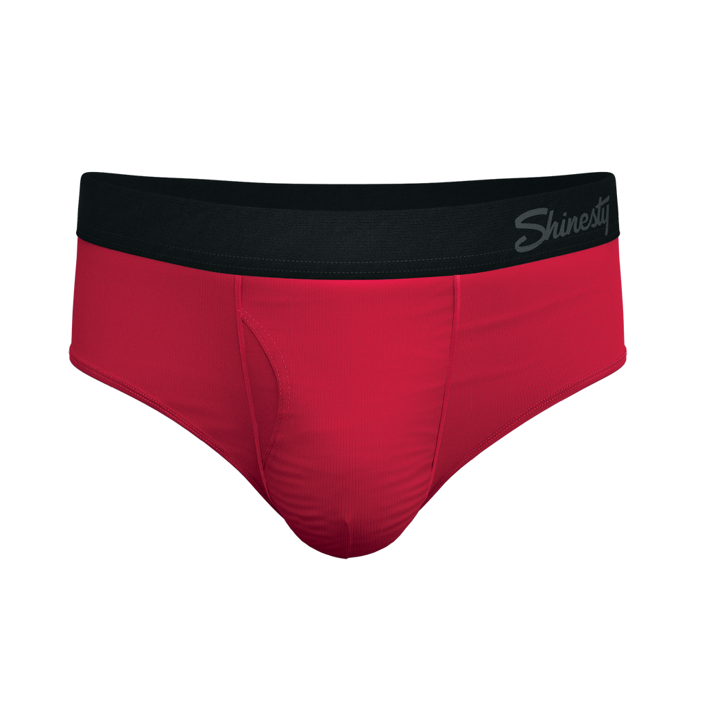 The Red Velvet | Dark Red Ball Hammock® Pouch Underwear Briefs - Shinesty