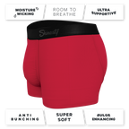 The Red Velvet | Dark Red Ball Hammock® Pouch Trunks Underwear - Shinesty