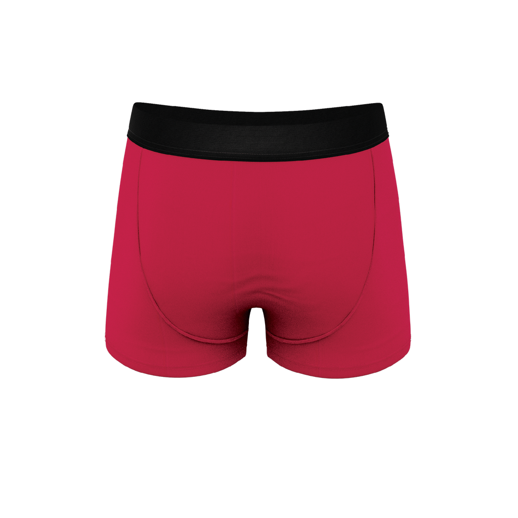 The Red Velvet | Dark Red Ball Hammock® Pouch Trunks Underwear - Shinesty