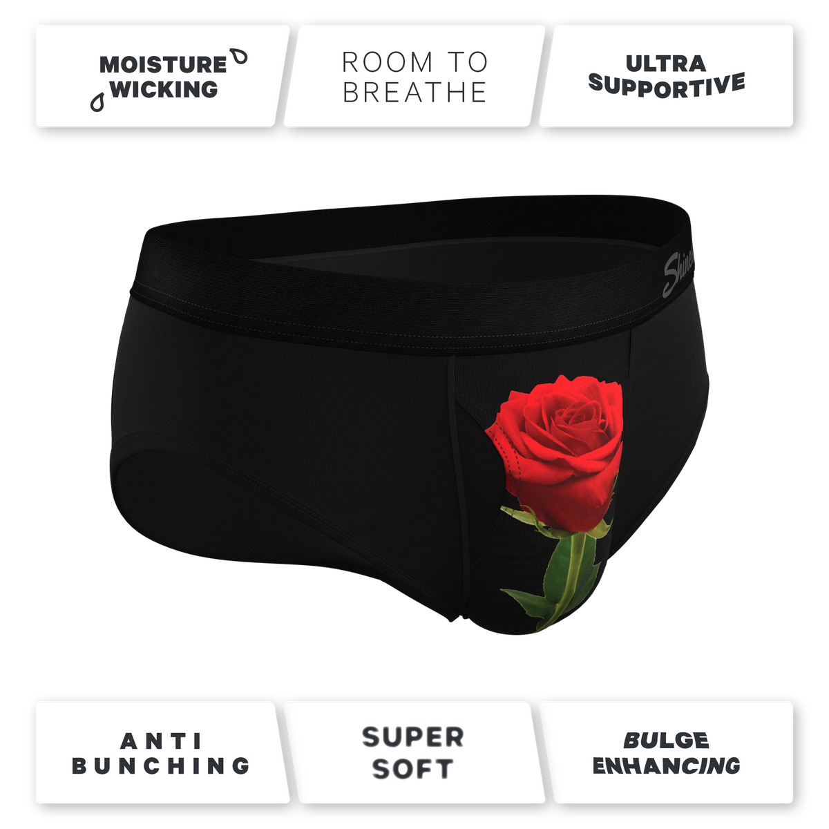 The Right Reasons | Rose Ball Hammock® Pouch Underwear Briefs - Shinesty
