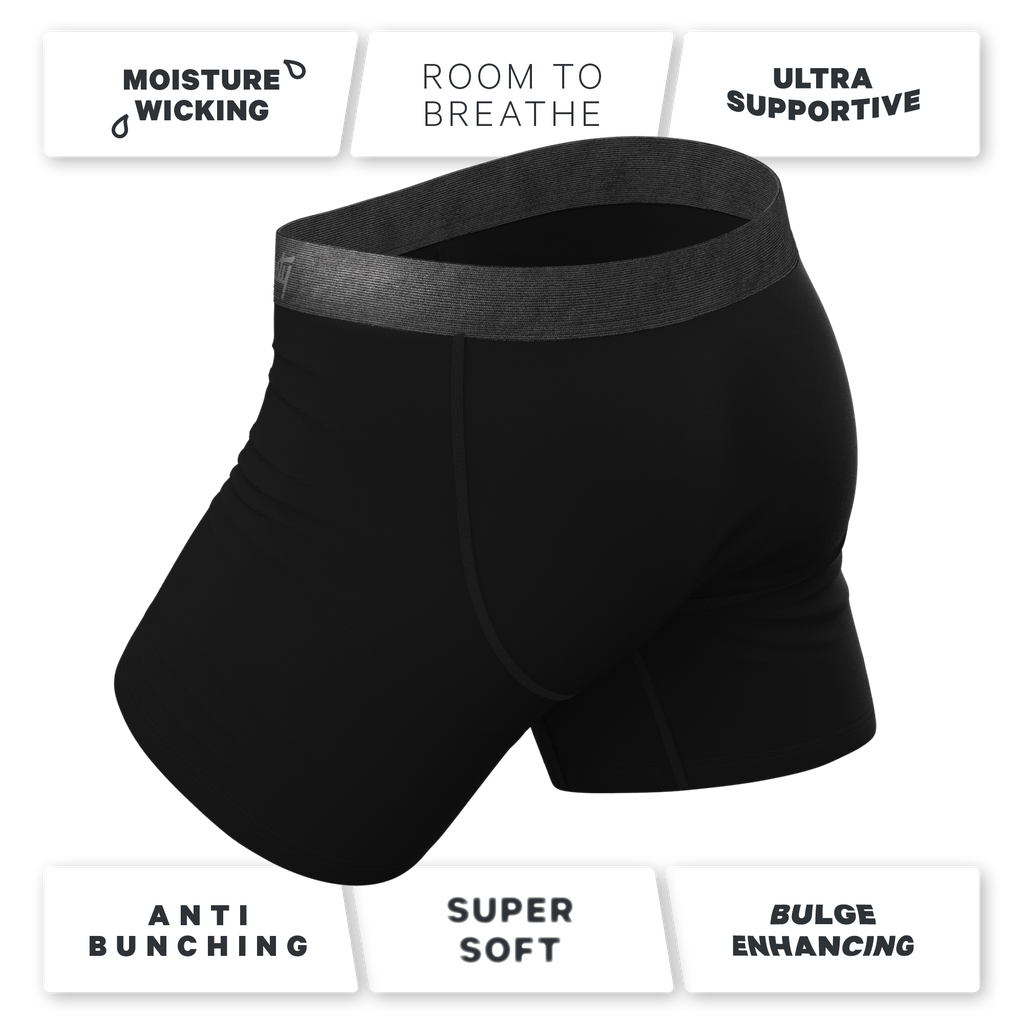 The Right Reasons | Rose Ball Hammock® Pouch Underwear With Fly - Shinesty