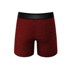 The Romeo | Red Heather Ball Hammock® Pouch Underwear - Shinesty