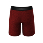 The Romeo | Red Heather Ball Hammock® Boxer - Long Leg - Shinesty