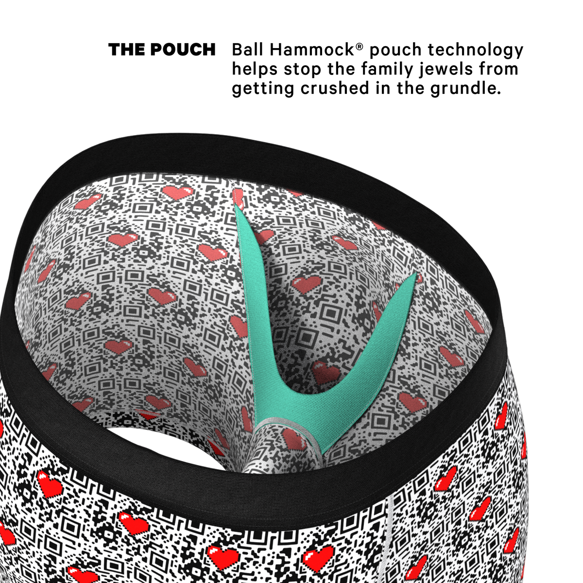 The Scan Me | QR Code Ball Hammock® Pouch Underwear - Shinesty