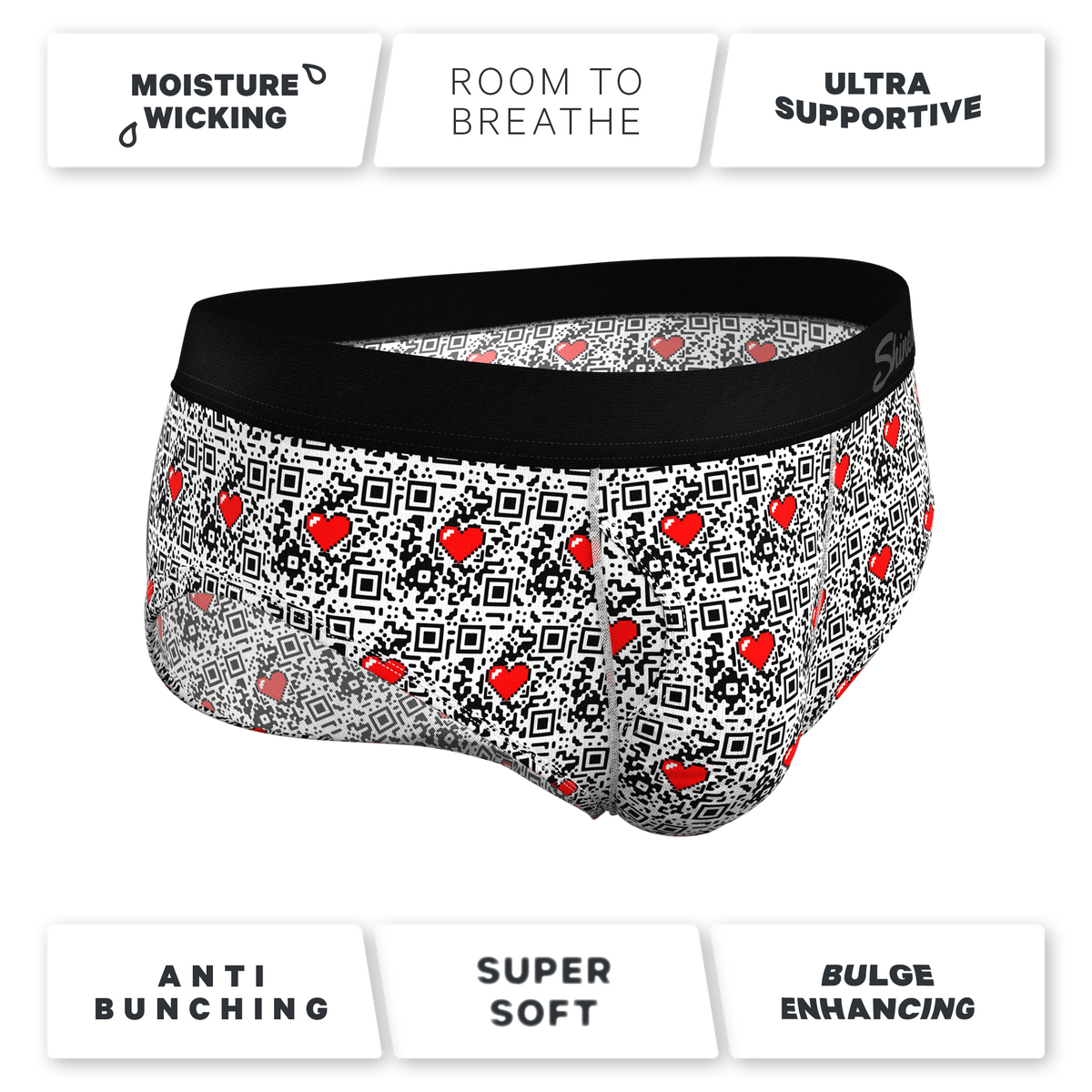 The Scan Me | QR Code Ball Hammock® Pouch Underwear Briefs - Shinesty