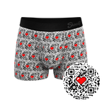 The Scan Me | QR Code Ball Hammock® Pouch Trunks Underwear - Shinesty