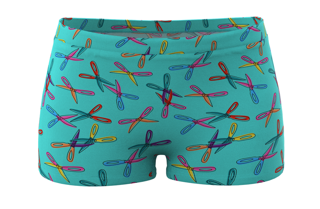 The Scissor Sisters | Scissor Modal Boyshort Underwear - Shinesty