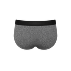 The Seattle Skyline | Black Marble Heather Ball Hammock® Pouch Underwear Briefs - Shinesty
