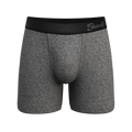 The Seattle Skyline | Black Marble Heather Ball Hammock® Pouch Underwear - Shinesty