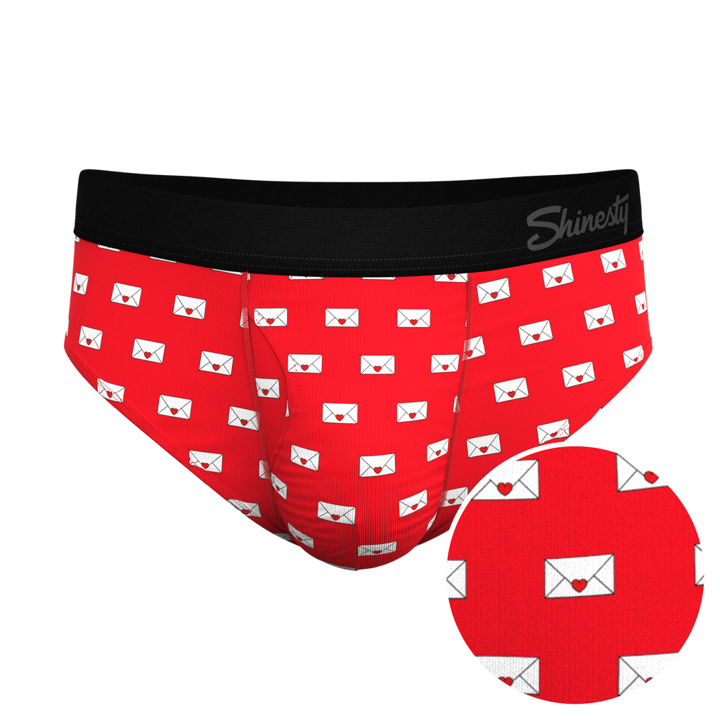 The Secret Admirer | Valentines Letters Ball Hammock® Pouch Underwear Briefs - Shinesty