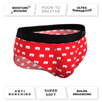 The Secret Admirer | Valentines Letters Ball Hammock® Pouch Underwear Briefs - Shinesty