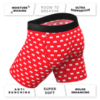 The Secret Admirer | Valentines Letters Ball Hammock® Boxer - Long Leg - Shinesty
