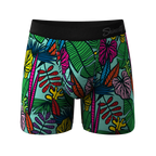 The Sex On The Beach | Light Blue Tropical Ball Hammock® Pouch Underwear - Shinesty