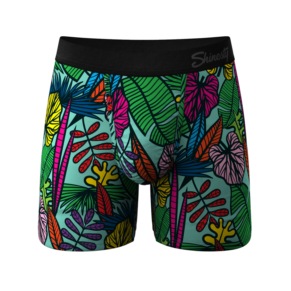 The Sex On The Beach | Light Blue Tropical Ball Hammock® Pouch Underwear - Shinesty