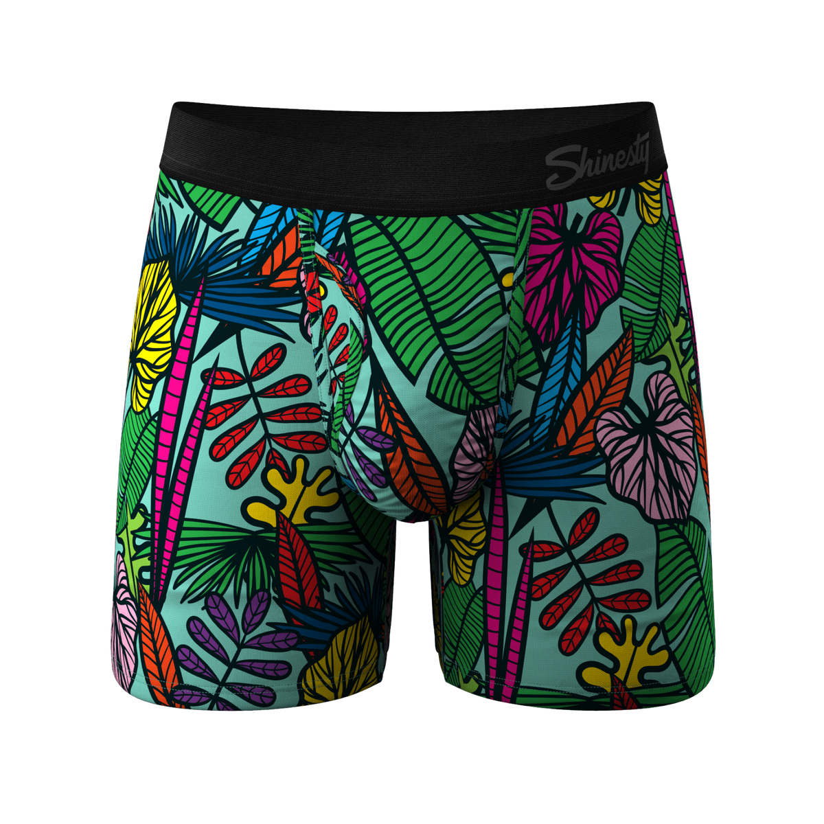 The Sex On The Beach | Tropical Ball Hammock® Pouch Underwear With Fly - Shinesty
