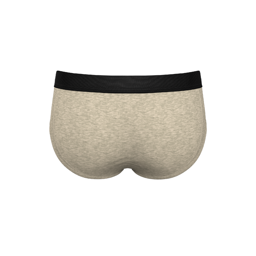 The Silver Fox | Oatmeal Heather Ball Hammock® Pouch Underwear Briefs - Shinesty